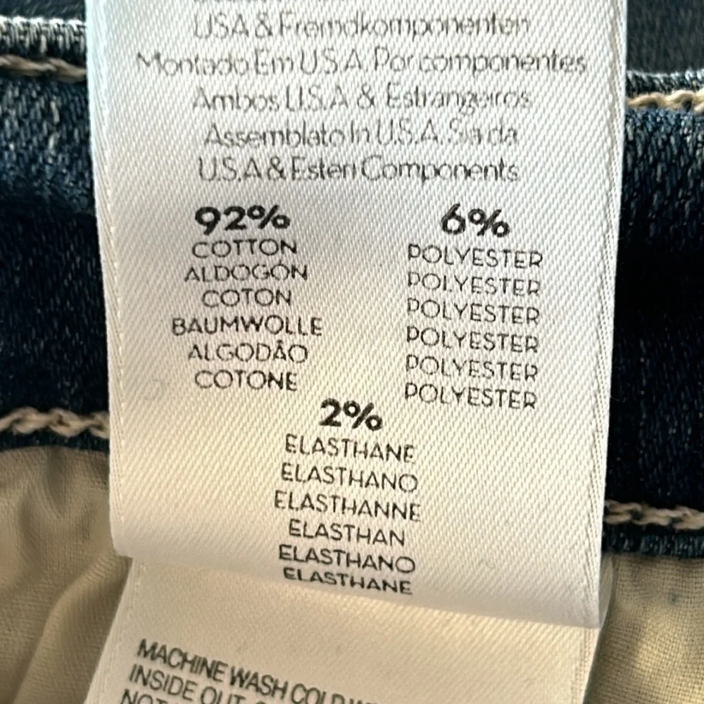 MOTHER the rascal ankle step fray jeans size 24 field of dreams